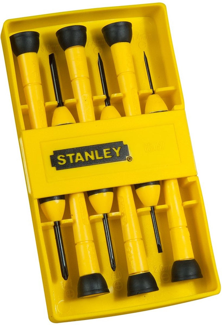 Stanley outils à main jeu de 6 tournevis à poignée coussinée instrument Phillips parallèle - 0-66-052