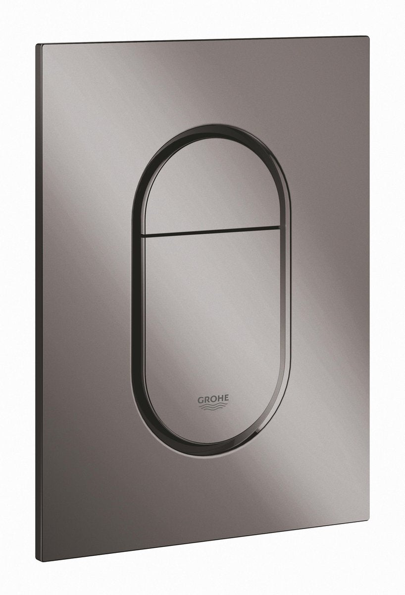WC à panneau de commande Grohe arena cosmopolitan s - vertical - double chasse - graphite dur (anthracite brillant) - taille mince