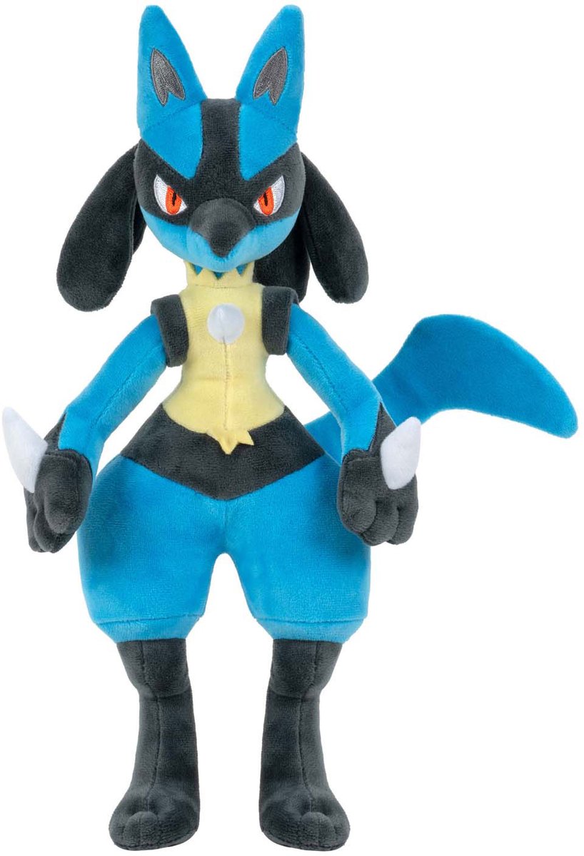 Jazwares peluche pokémon peluche lucario - 30cm