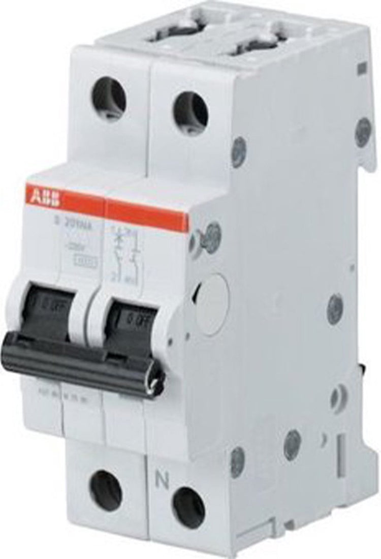 Disjoncteur d'installation Busch-jaeger abb c10a 2p 6ka - s202-c10