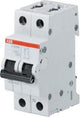 Disjoncteur d'installation Busch-jaeger abb c10a 2p 6ka - s202-c10