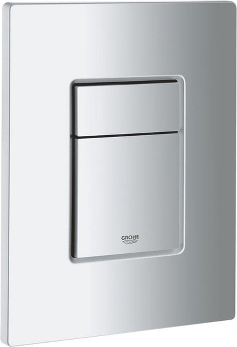 WC à panneau de commande Grohe skate cosmopolitan - double chasse - plastique - chrome mat