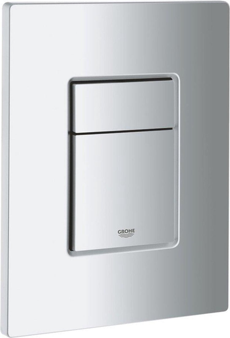 WC à panneau de commande Grohe skate cosmopolitan - double chasse - plastique - chrome mat