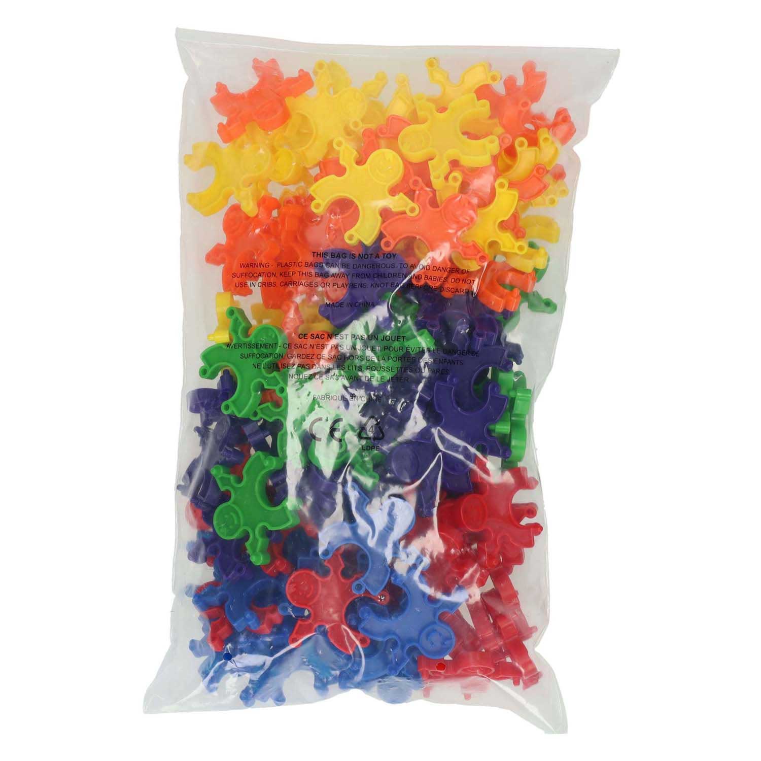 Figurines de construction colorées - 36 pcs.