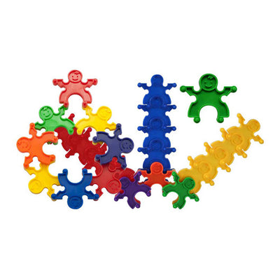 Figurines de construction colorées - 36 pcs.