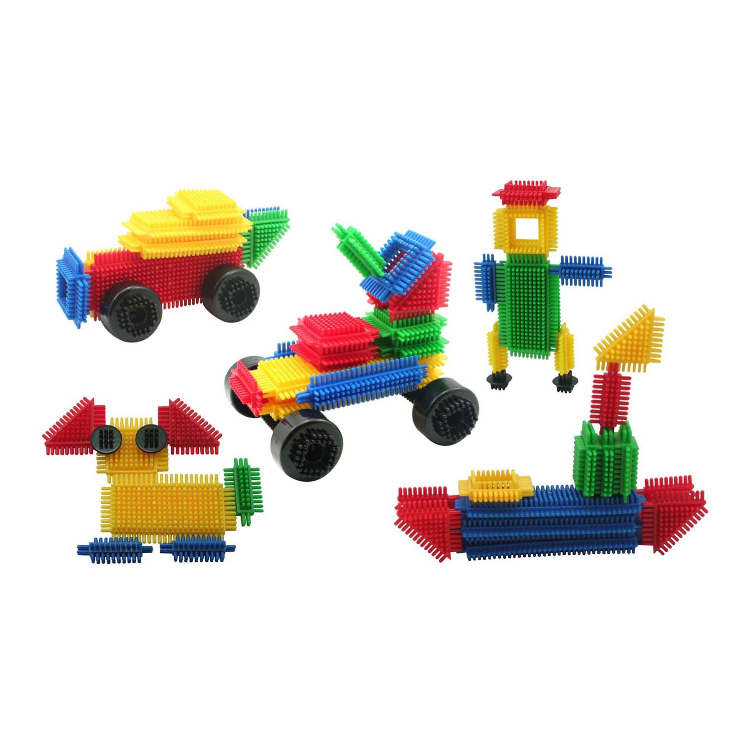 Lobbes set de construction blocs de brosses - 136 pièces
