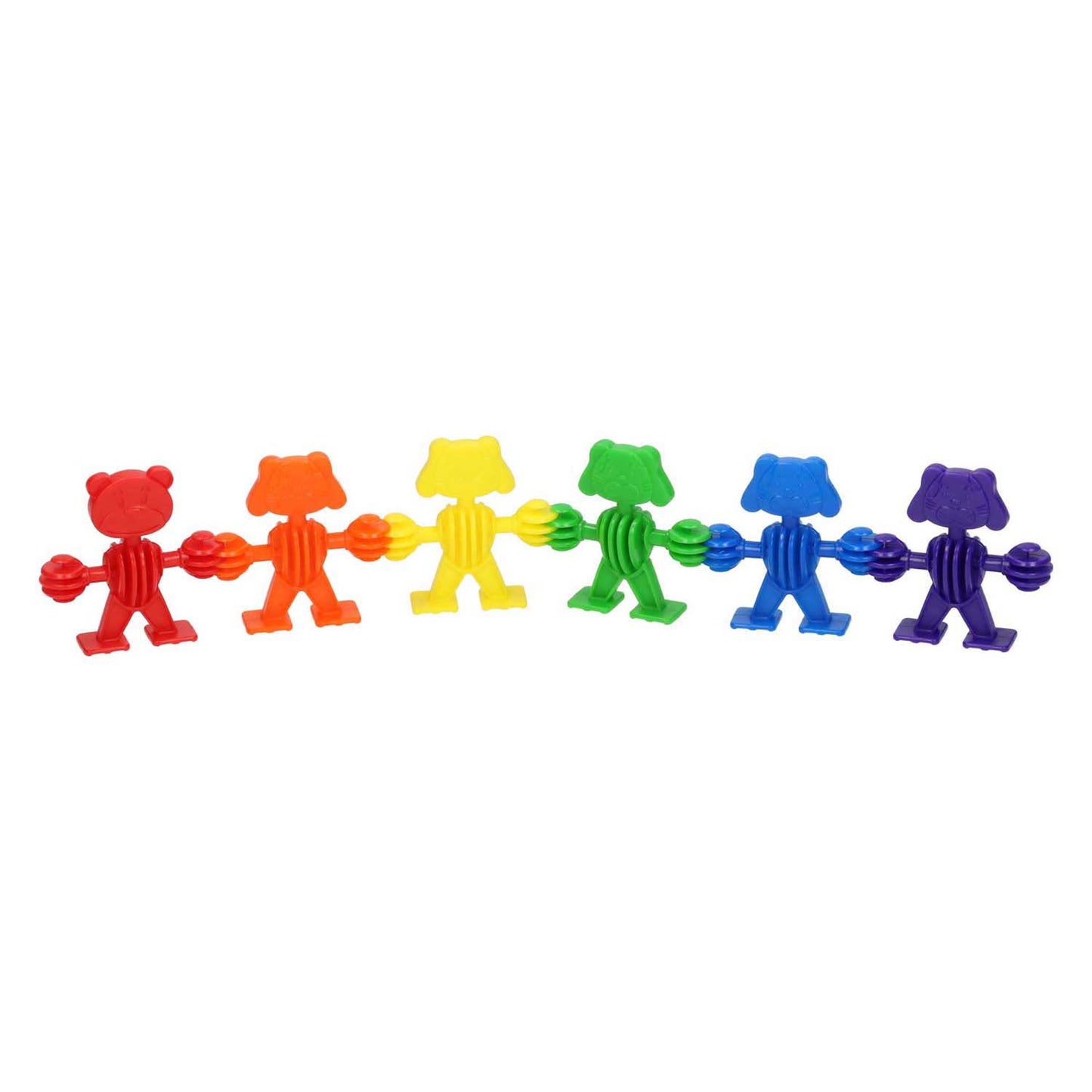 Animaux de construction colorés - 96 pcs.