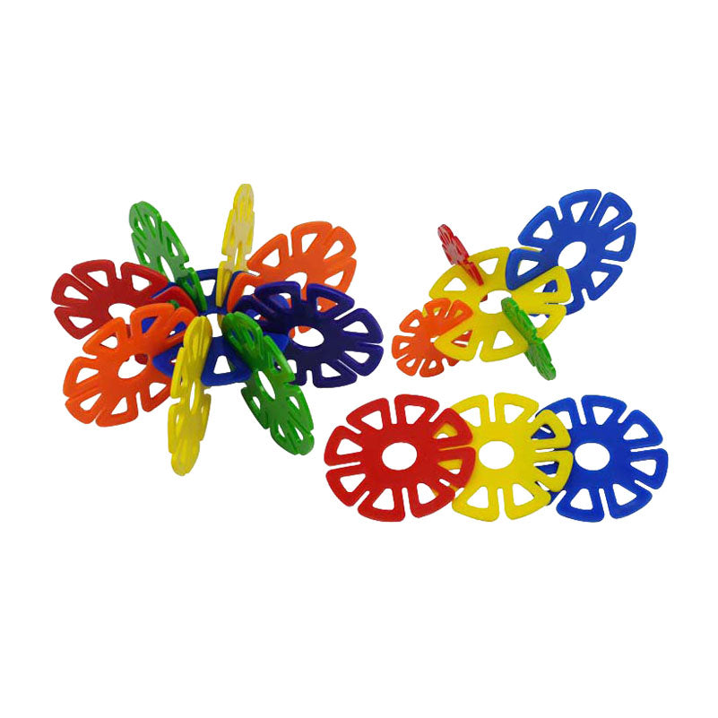 Lobbes disques de construction géants colorés - 360 pcs