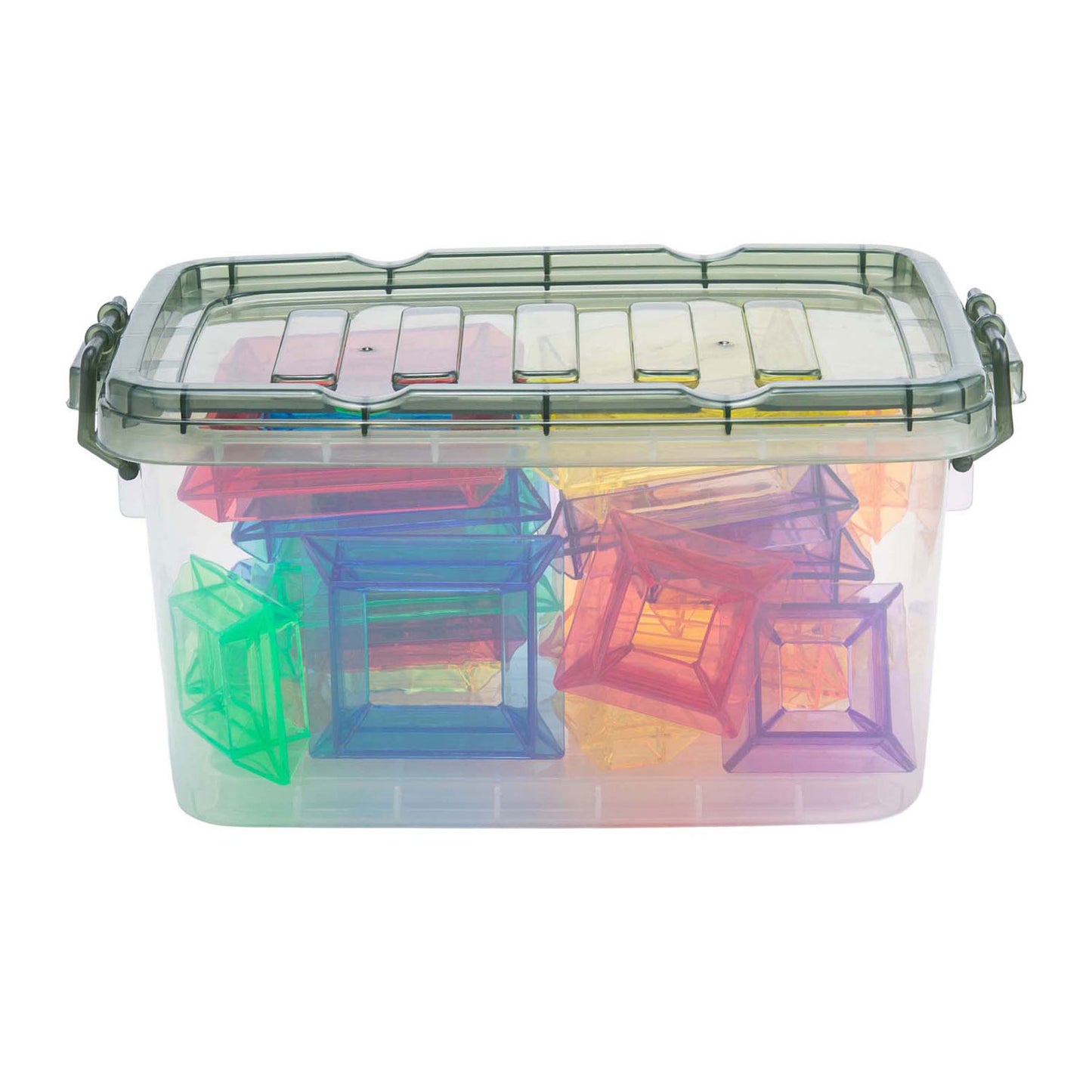Lobbes formes pyramidales transparentes - 30 pcs