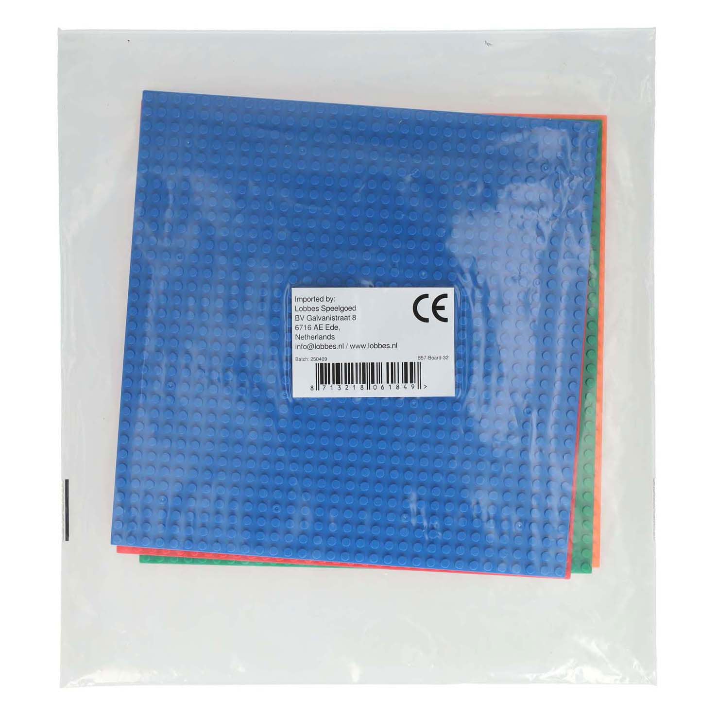 Plaque de construction pour mini blocs vert - 25x25cm