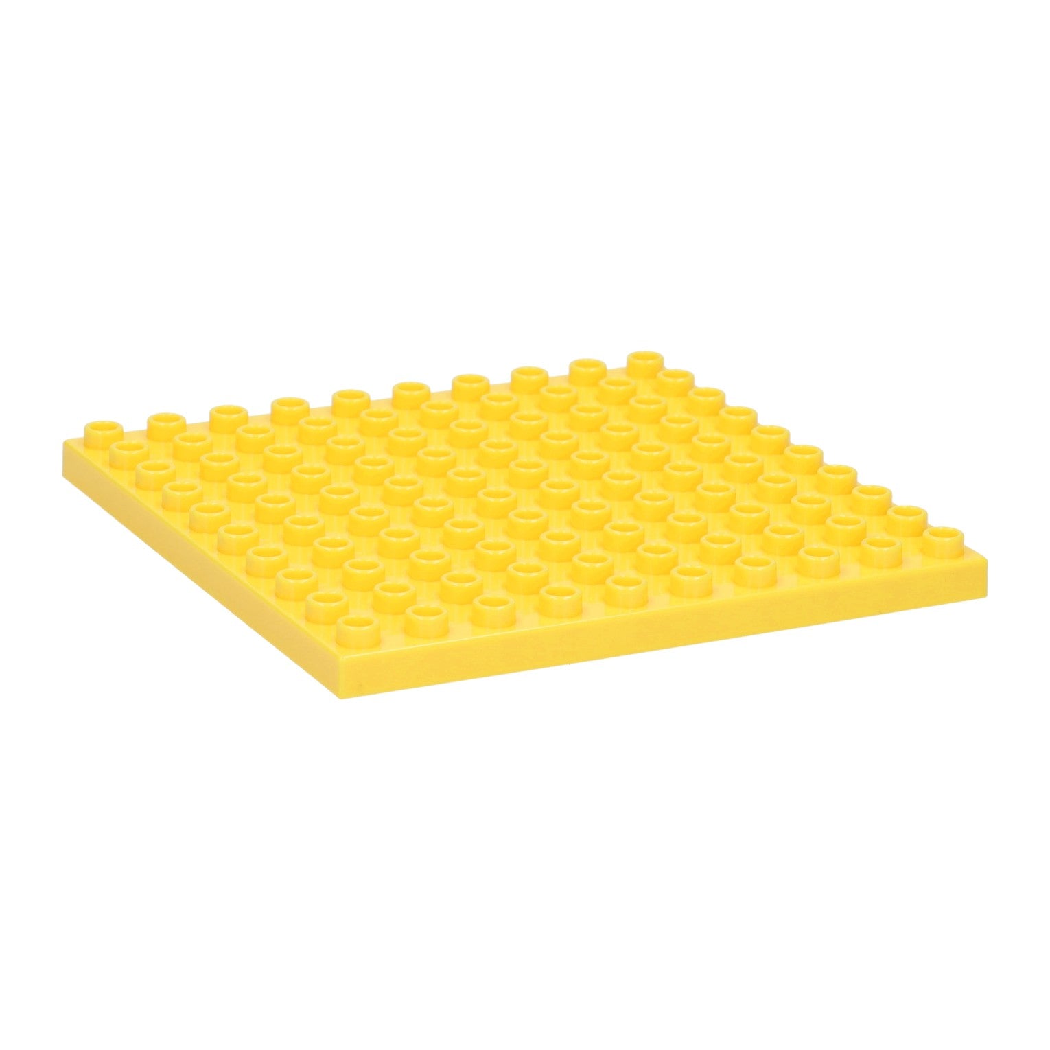 Plaque de construction jaune - 16x16cm