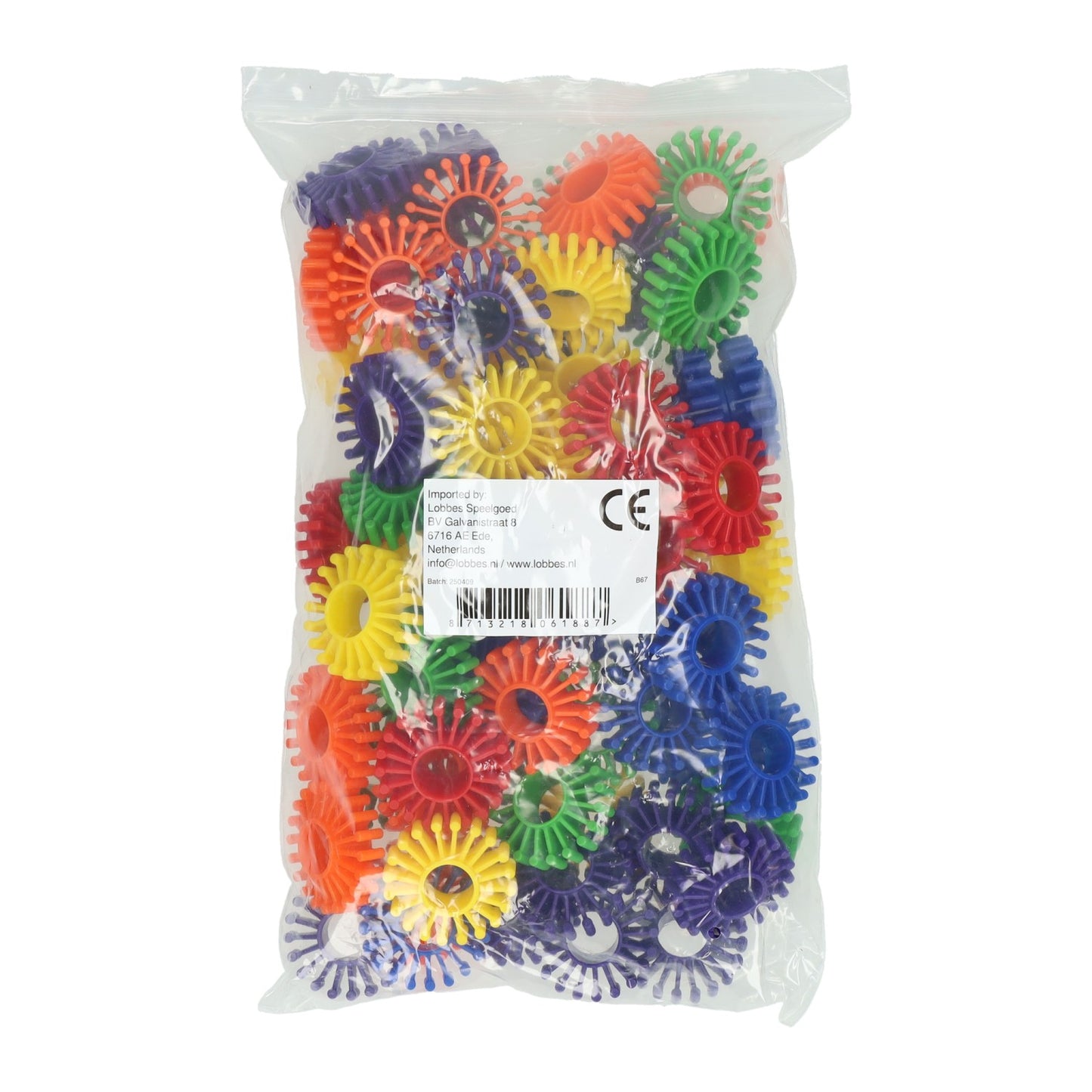 Disques de construction colorés - 72 pcs.