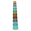 Gobelet empilable transparent - 9 pcs.
