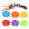 Papillons à enfiler et à relier - 60 pcs