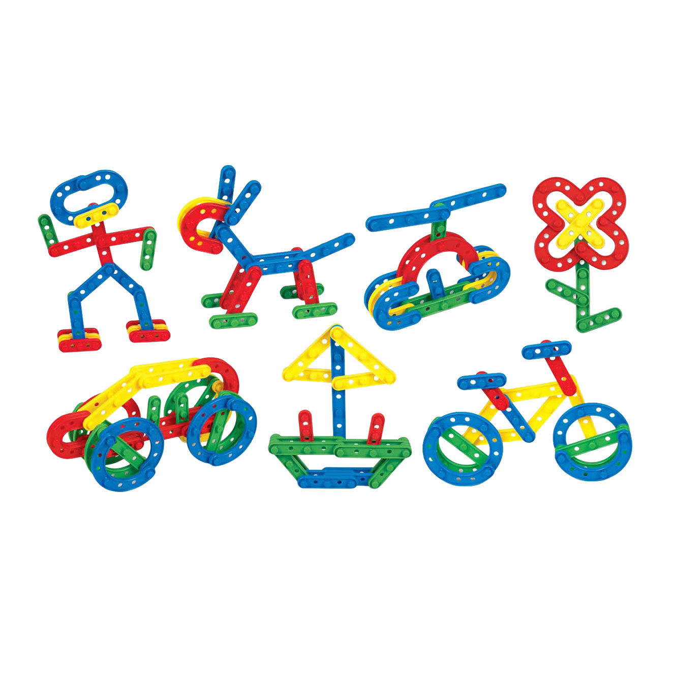 Tiges de construction colorées Lobbes - 30 pcs.