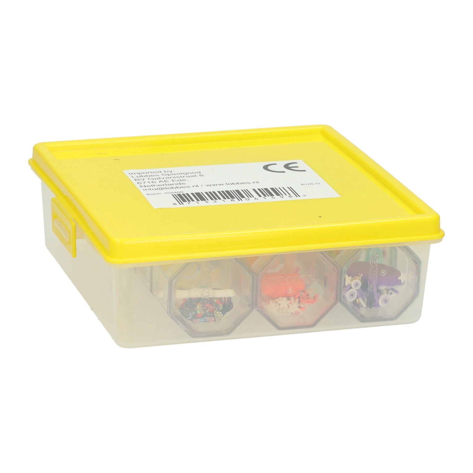 Octogones empilables à paillettes - 12 pcs