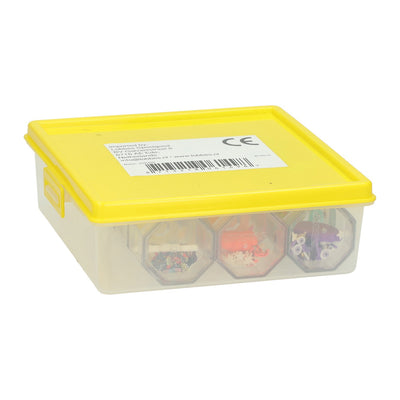 Octogones empilables à paillettes - 12 pcs