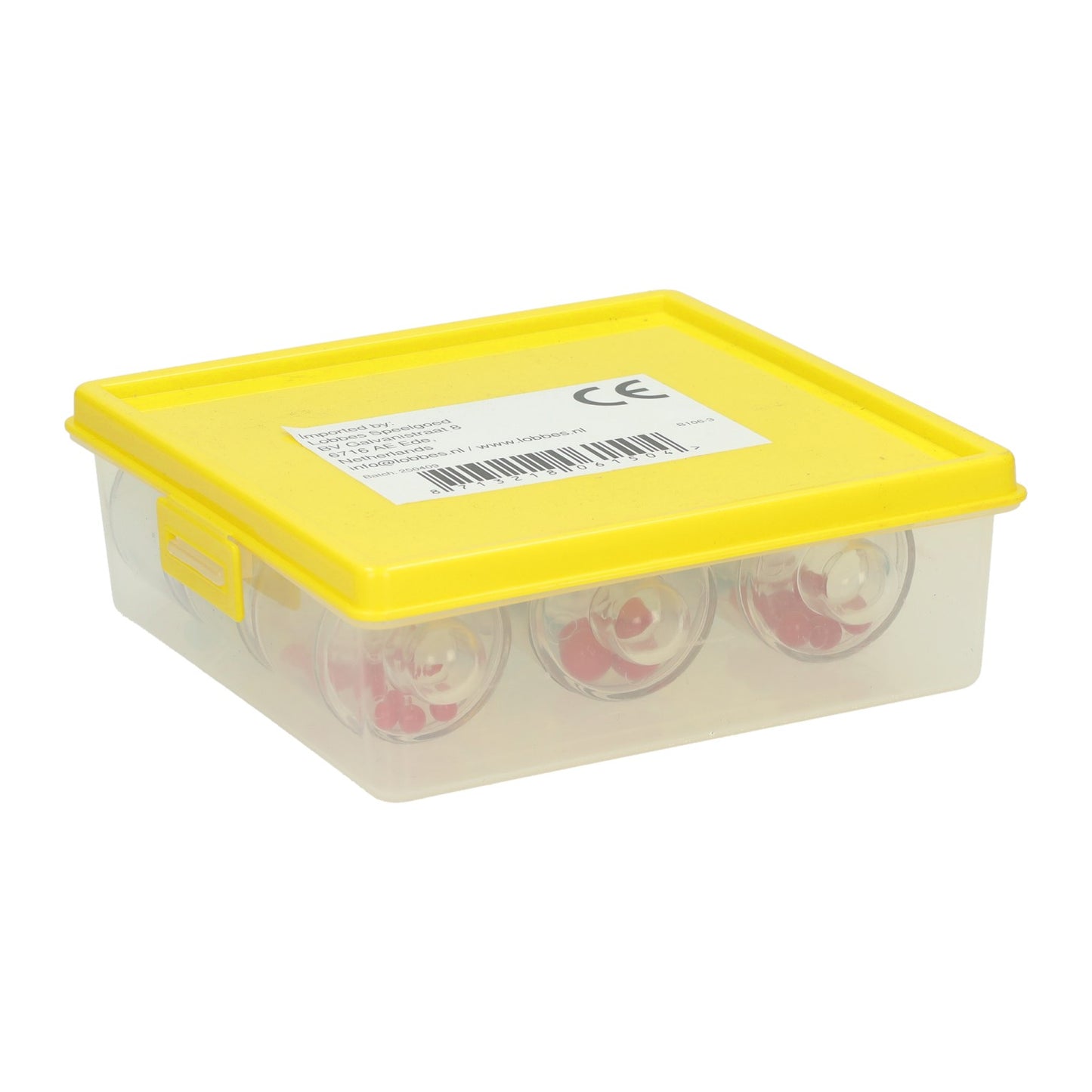 Blocs sonores et de tri avec perles en 3 tailles - 9 pcs