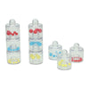 Blocs sonores et de tri avec perles en 3 tailles - 9 pcs