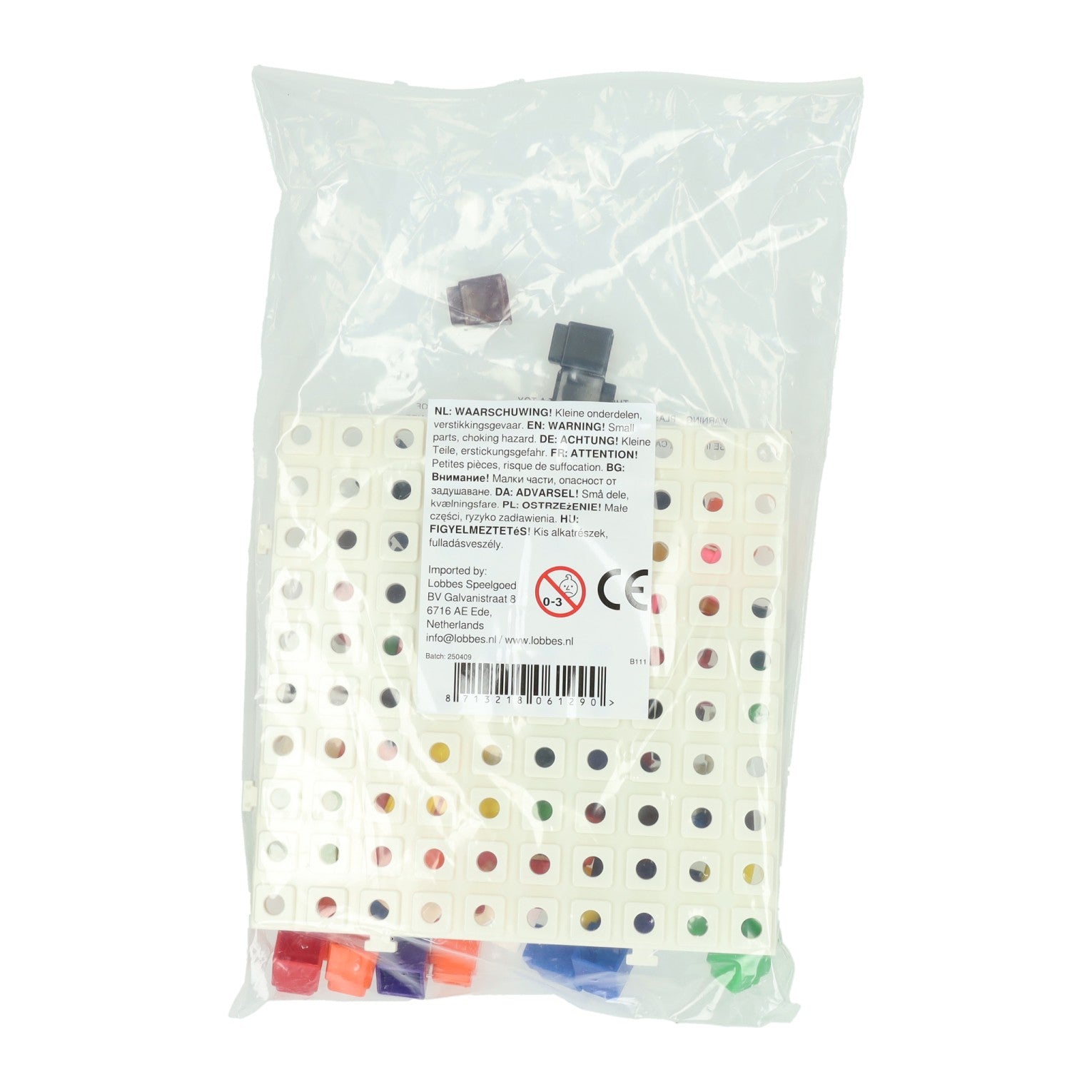 Blocs empilables avec plaque de base - 100 pcs.