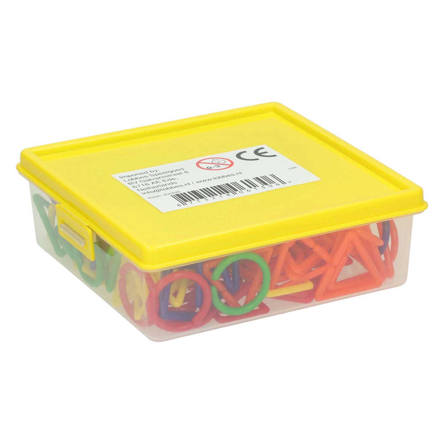 Géoliens colorés - 180pcs.