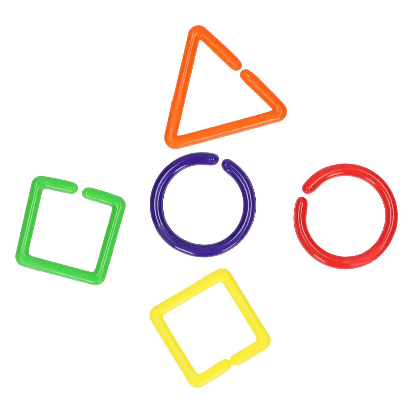 Géoliens colorés - 180pcs.