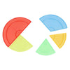 Cercle de fraction transparent - 228 parties