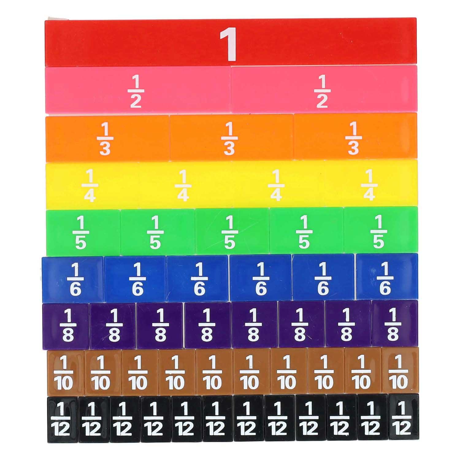 Tuiles de fractions - 51 pcs.