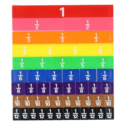 Tuiles de fractions - 51 pcs.