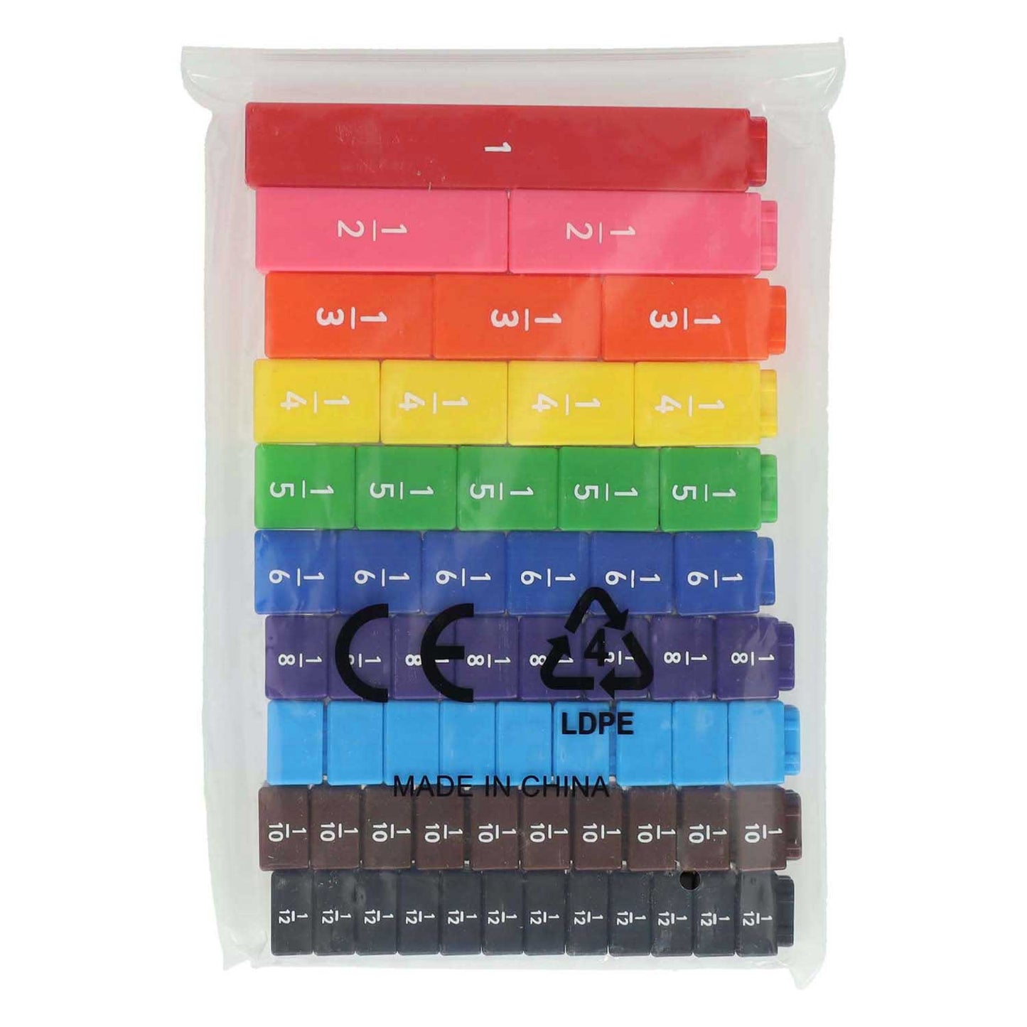 Cubes de fractions - 60 pièces