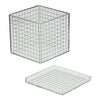 Cube grille 3D transparent - 10x10x10 cm