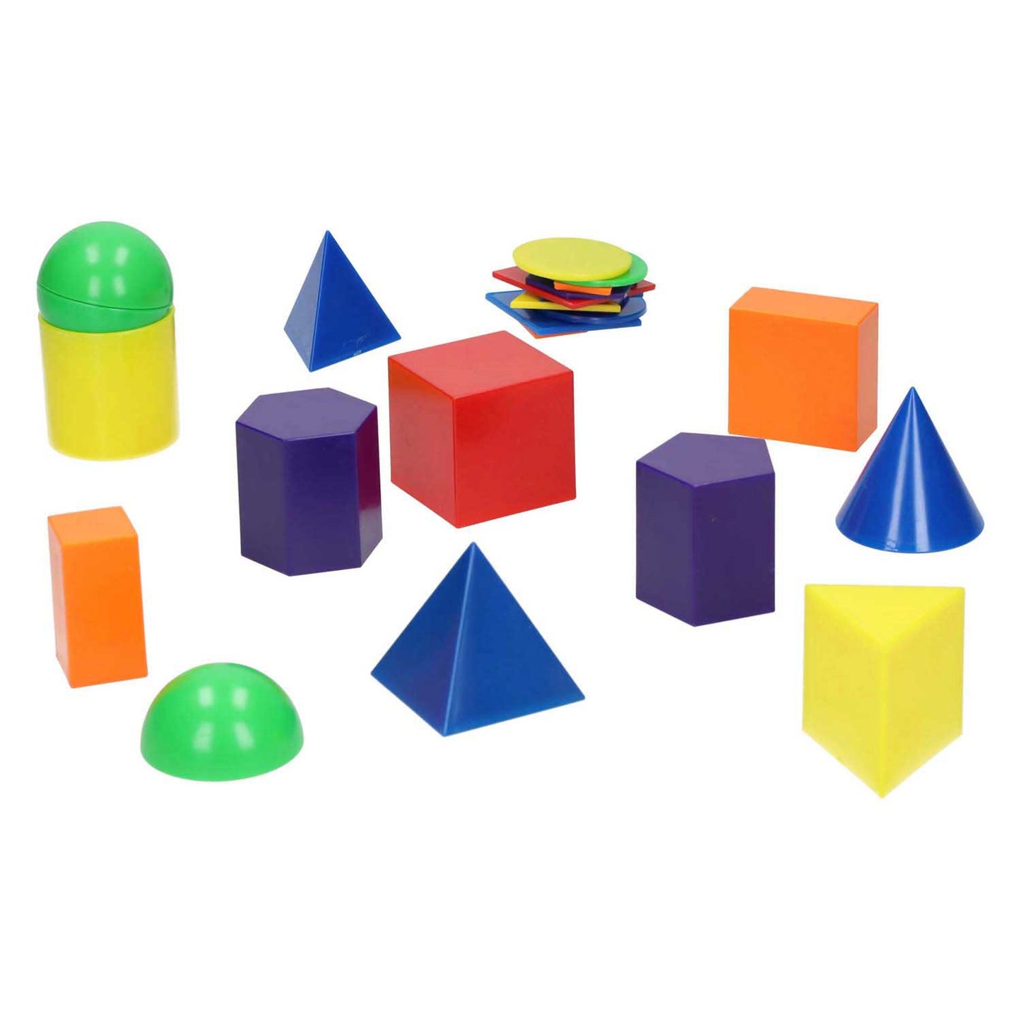 Ensemble de formes géométriques - 12 pcs.