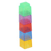 Blocs de comptage colorés transparents - 90 pcs.