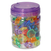 Figurines coquillages transparents - 72 pcs