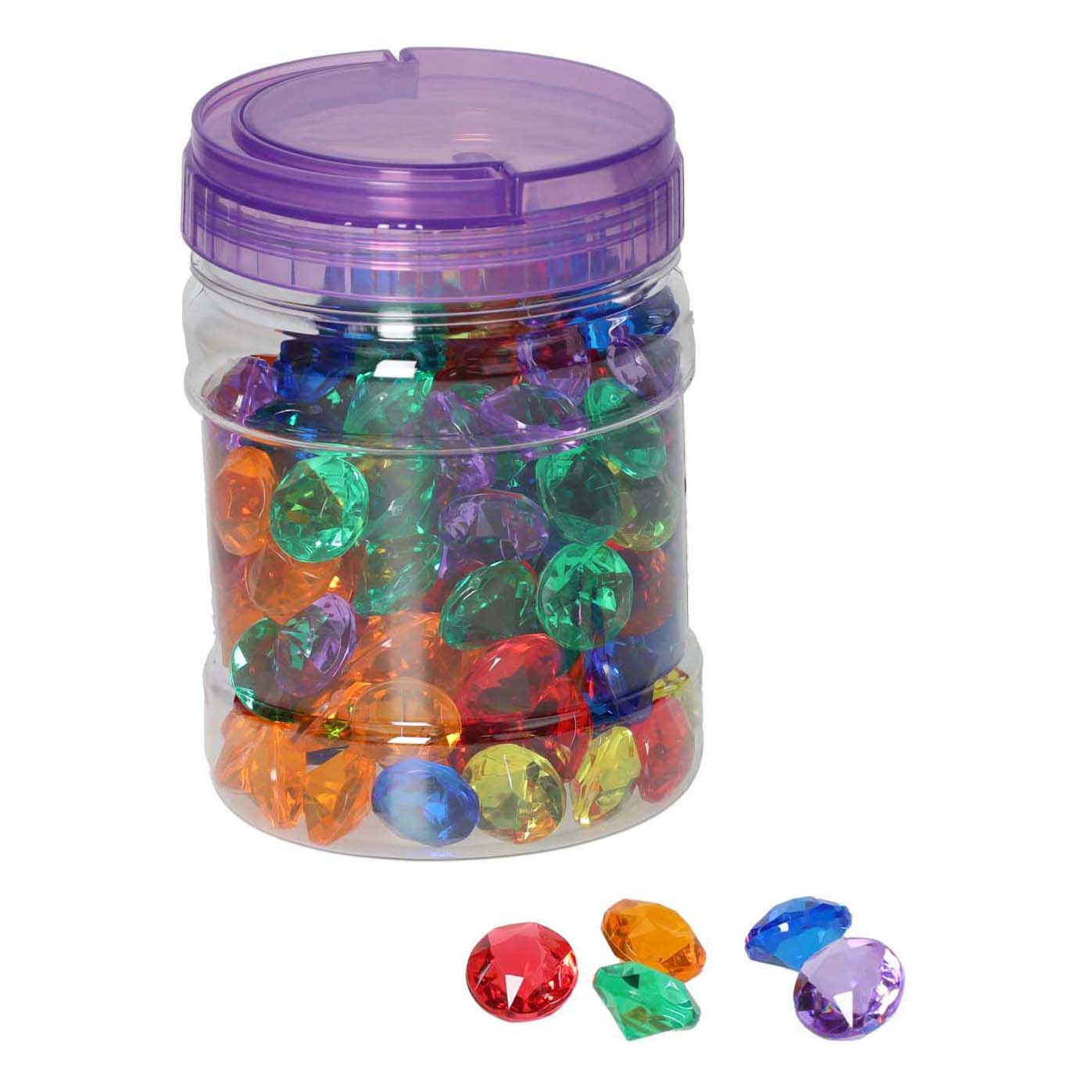 Petits diamants transparents - 144pcs