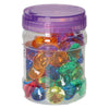 Diamants de jeu transparents colorés - 60 pcs.