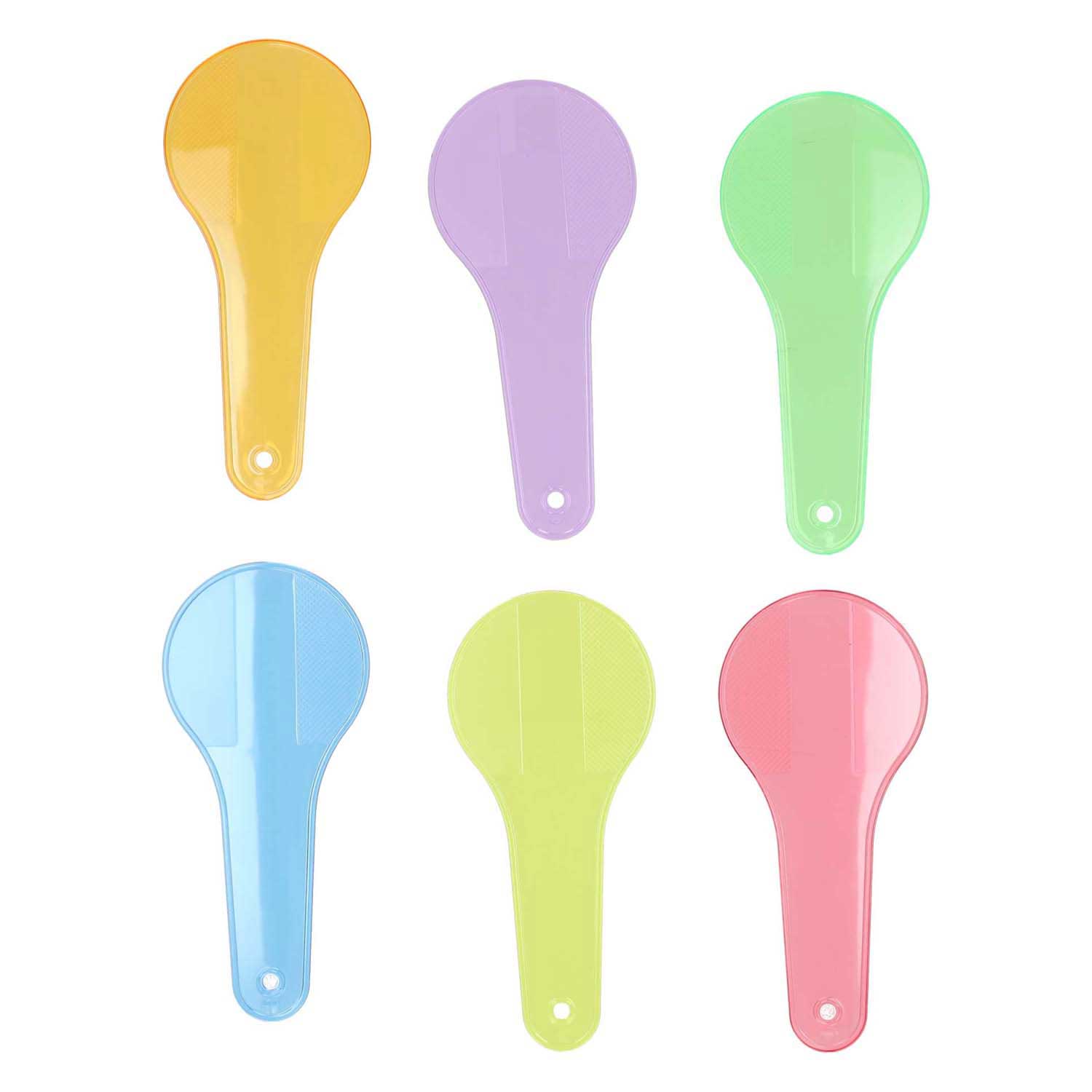 Palettes de couleur transparentes - 6 pcs.