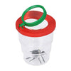Pot d'insectes avec loupe