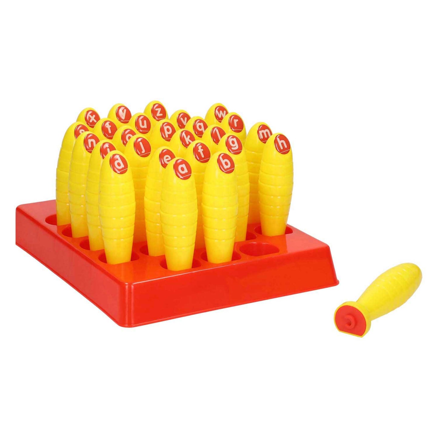 Bâtons tampons Lobbes avec 26 petites lettres