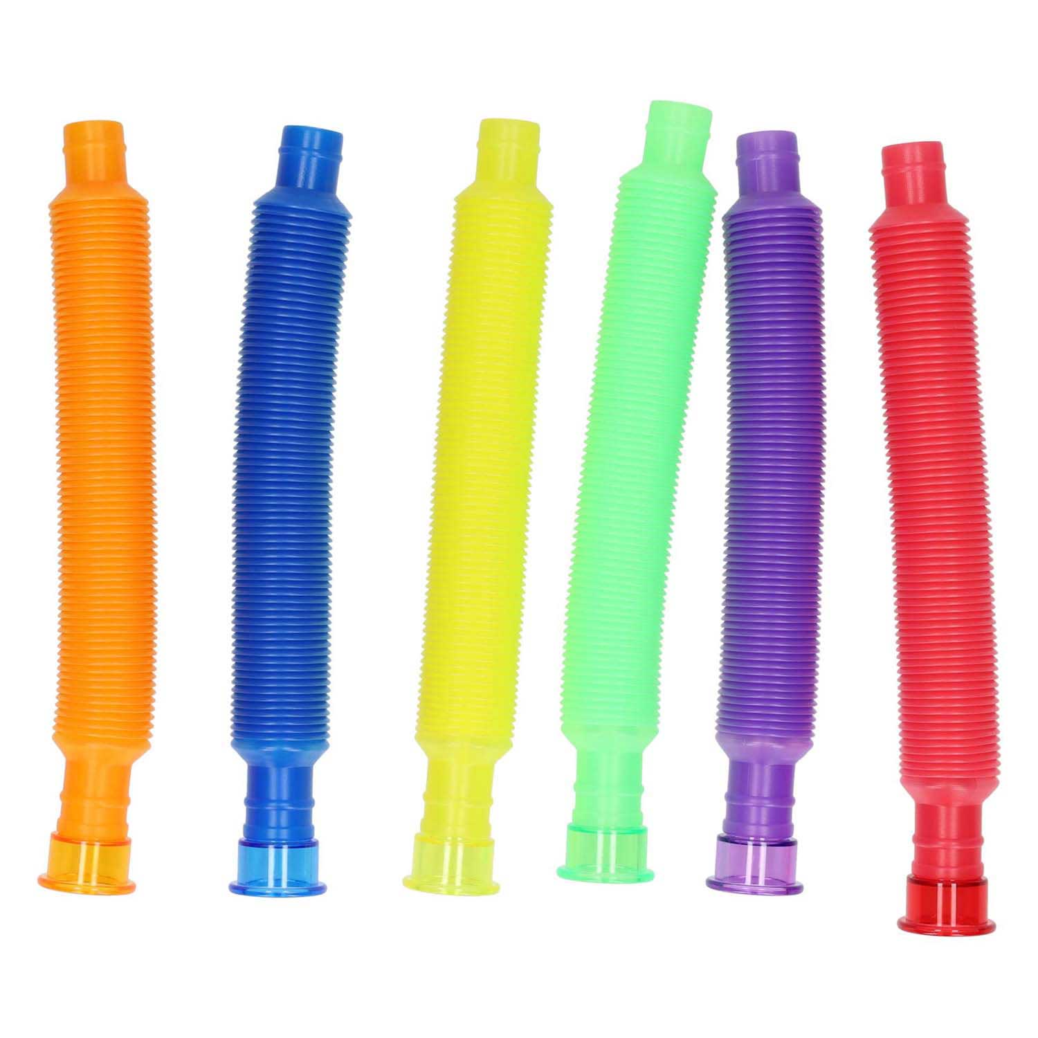 Tubes extensibles colorés - 6 pcs.