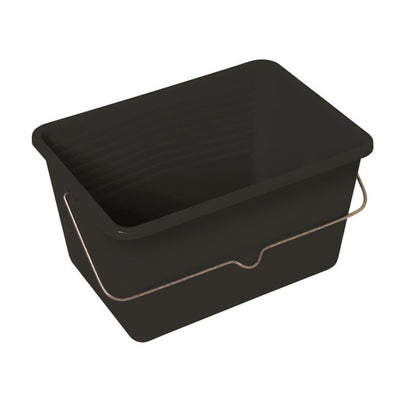 Seau de peinture Betra en plastique noir (12 litres)