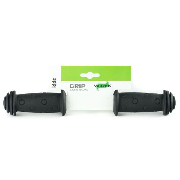 Poignée de vélo pour enfants Widek - Basic Black, 100mm, caoutchouc