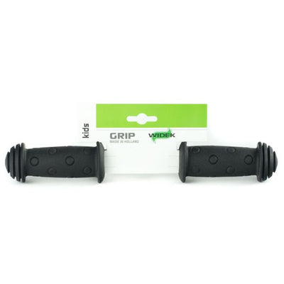 Poignée de vélo pour enfants Widek - Basic Black, 100mm, caoutchouc