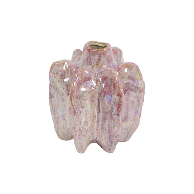 Vase Countryfield rouge 14,7x12,5x15cm