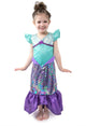 Petites aventures – robe sirène violette scintillante – taille 110-122