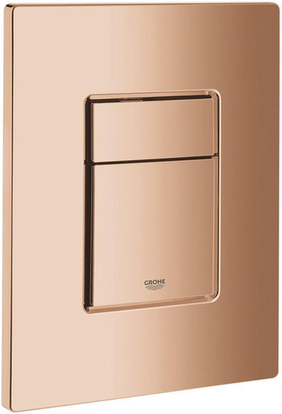 Panneau de commande cosmopolite Grohe skate dualflush horizontal vertical en plastique coucher de soleil chaud