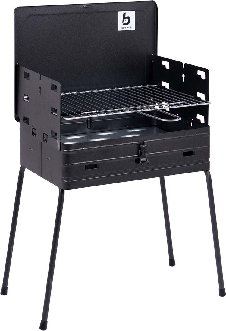 Bo-camp - barbecue - modèle valise - acier - 40x30 cm