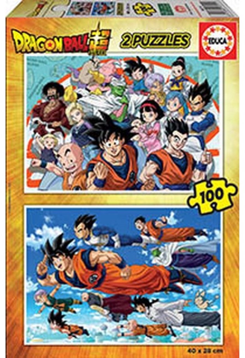 Educa - puzzle Dragon Ball - 2 x 100 pièces