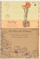 Kit de construction 3D en bois tulipes - 60 pièces.