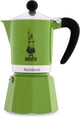 Bialetti arc-en-ciel vert 3 tasses – cafetière à expresso – aluminium – 130 ml